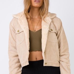 Corduroy Sherpa Jacket